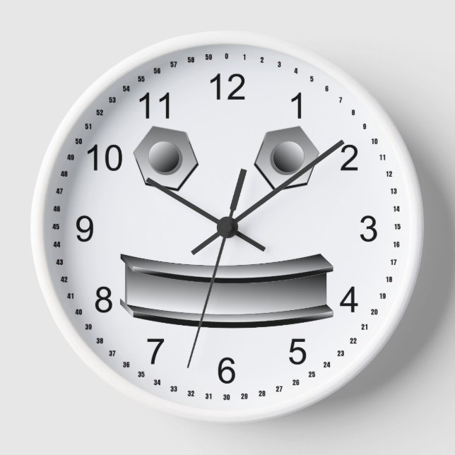 I-Beam Face Clock (Front)
