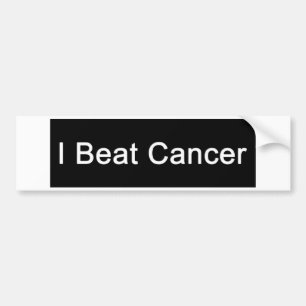 I Beat Cancer Bumper Sticker