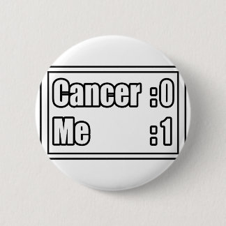 I Beat Cancer (Scoreboard) 6 Cm Round Badge