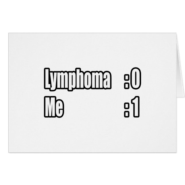 I Beat Lymphoma (Scoreboard) (Front Horizontal)