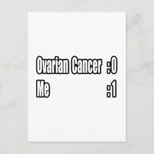 I Beat Ovarian Cancer (Scoreboard) Postcard