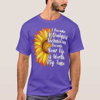 I Became A Dialysis Technician Nurse with Cute T-Shirt