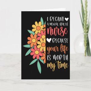 I Became A Mental Health Nurse Mental Health Nursi Card
