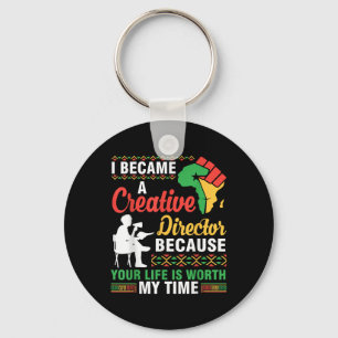 I Became A Social Worker Because Your Life Is Wort Key Ring