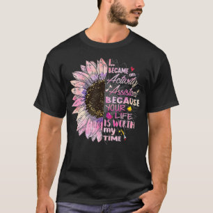 I Became An Activity Assistant Squad Team Rock Sun T-Shirt