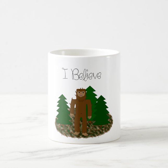 I Believe - Bigfoot Coffee Mug (Center)