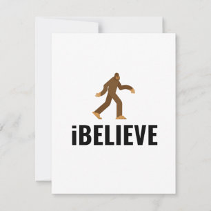 I BELIEVE BIGFOOT THANK YOU CARD