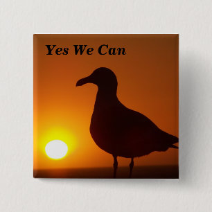 I Believe_ Button_by Elenne 15 Cm Square Badge