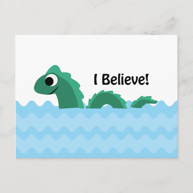 I Believe Champ the Lake Champlain Monster Postcard (Front)