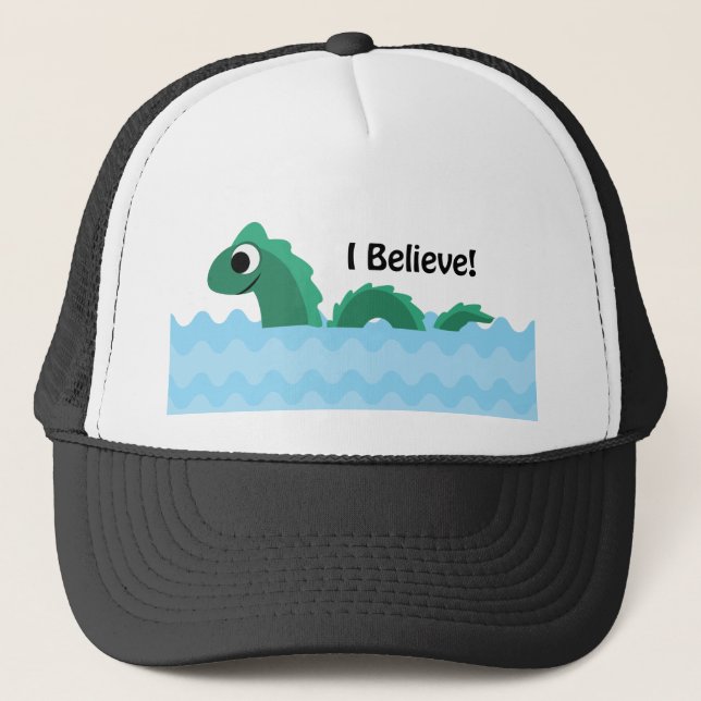 I Believe Champ the Lake Champlain Monster Trucker Hat (Front)