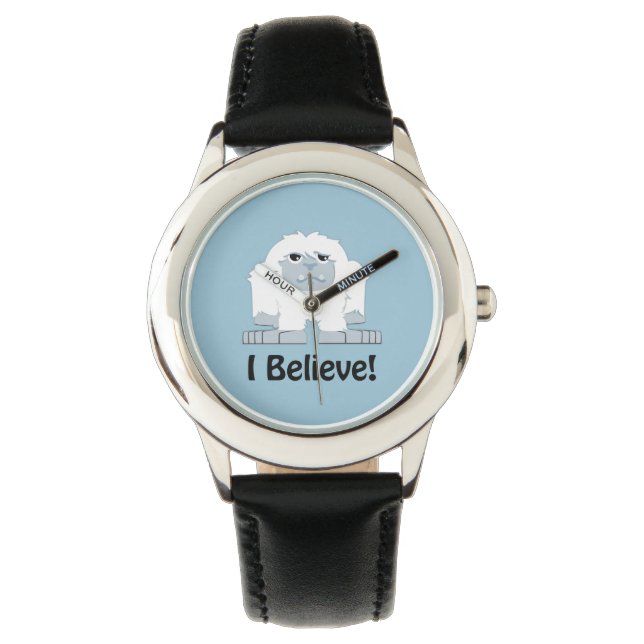 I Believe! Cute Yeti Watch (Front)