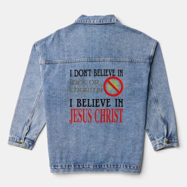 I BELIEVE DENIM JACKET (Back)