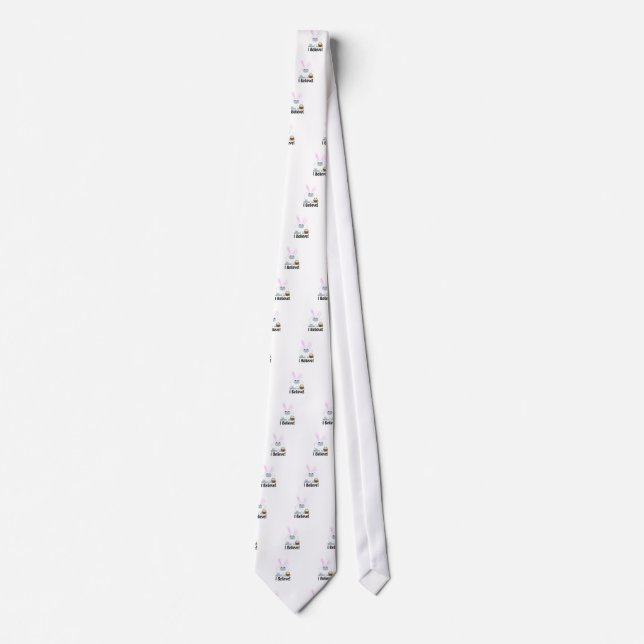 I Believe! Easter Yeti Tie (Front)