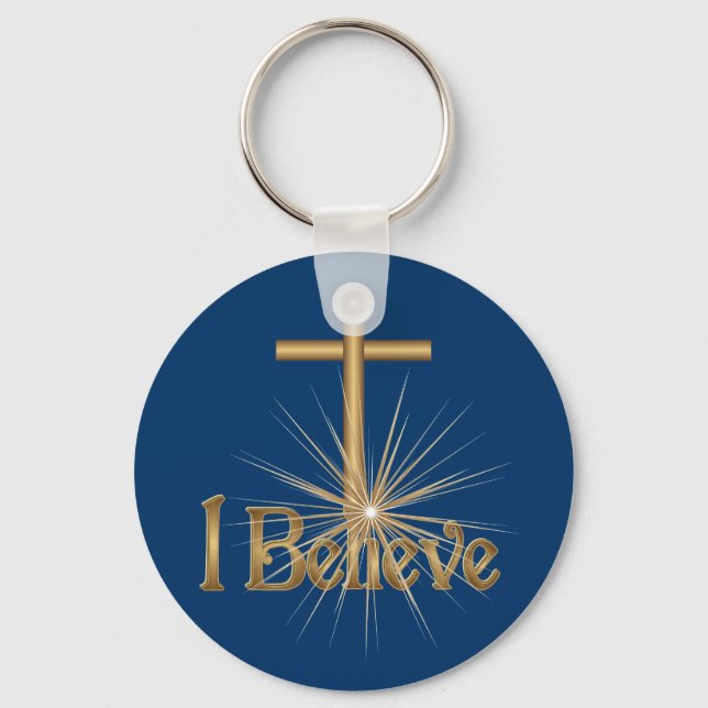 I believe Gold star Cross KeyChain (Front)