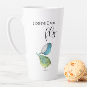 "I believe I can fly" mug design