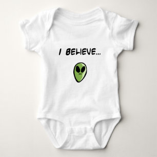 I Believe in Aliens Baby Bodysuit