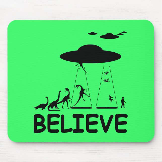I believe in aliens mouse pad (Front)
