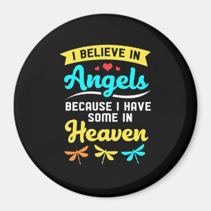 I Believe In Angels And Dragonflies Magnet