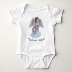 I believe in Angels Baby Bodysuit