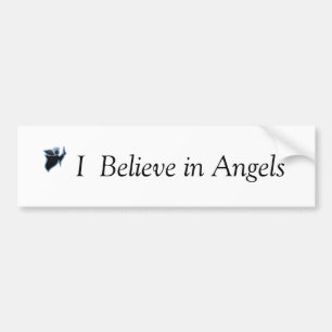 I  Believe in Angels Bumper sticker