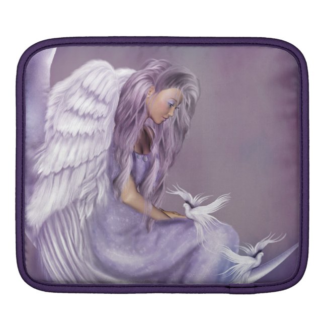 I Believe In Angels iPad Sleeve (Back)