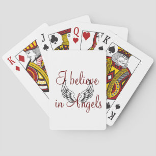 I Believe in Angels Playing Cards