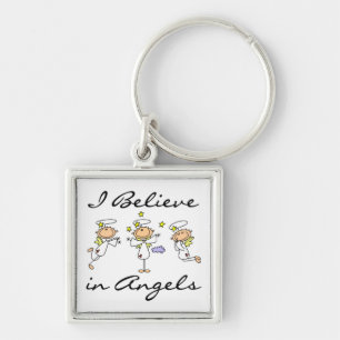 I Believe in Angels T-shirts and Gifts Key Ring
