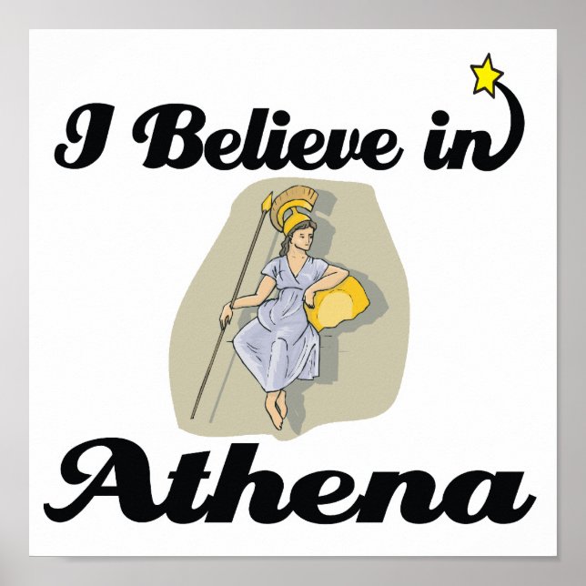 i believe in Athena Poster (Front)