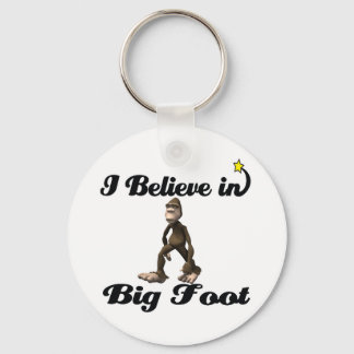 i believe in big foot key ring