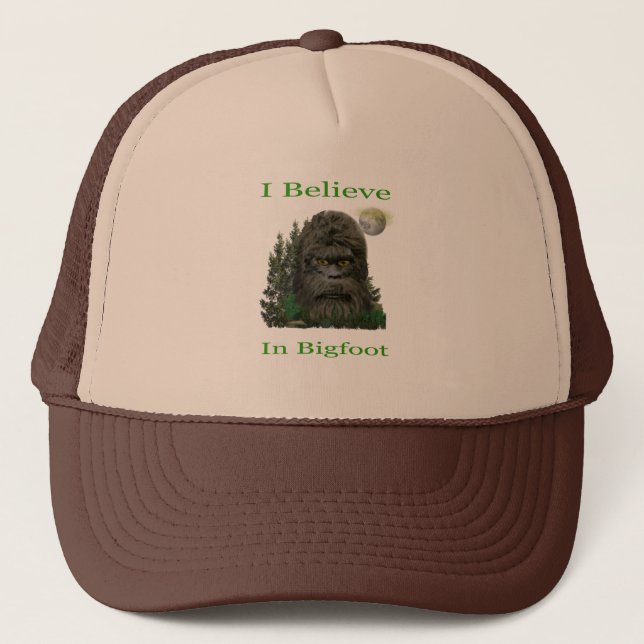 I believe in Bigfoot Trucker Hat (Front)