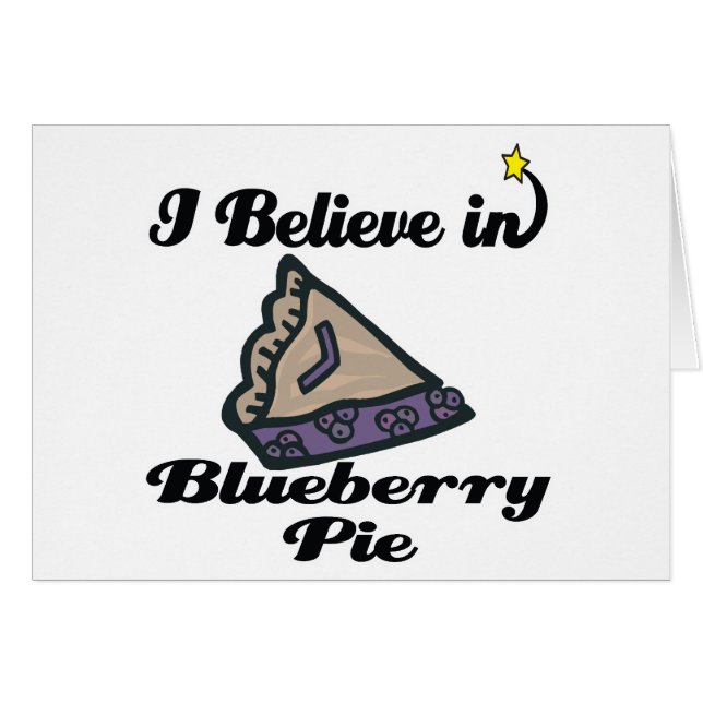 i believe in blueberry pie (Front Horizontal)