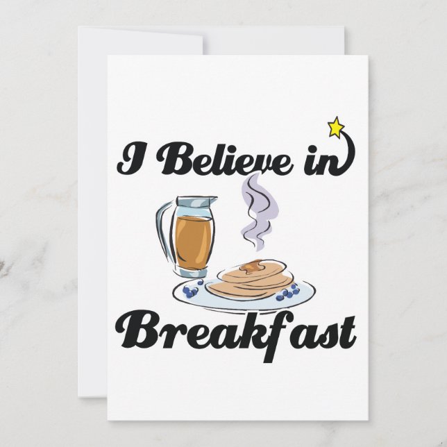 i believe in breakfast (Front)