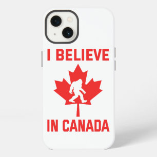 I Believe In Canada - Funny Bigfoot iPhone 13 Case