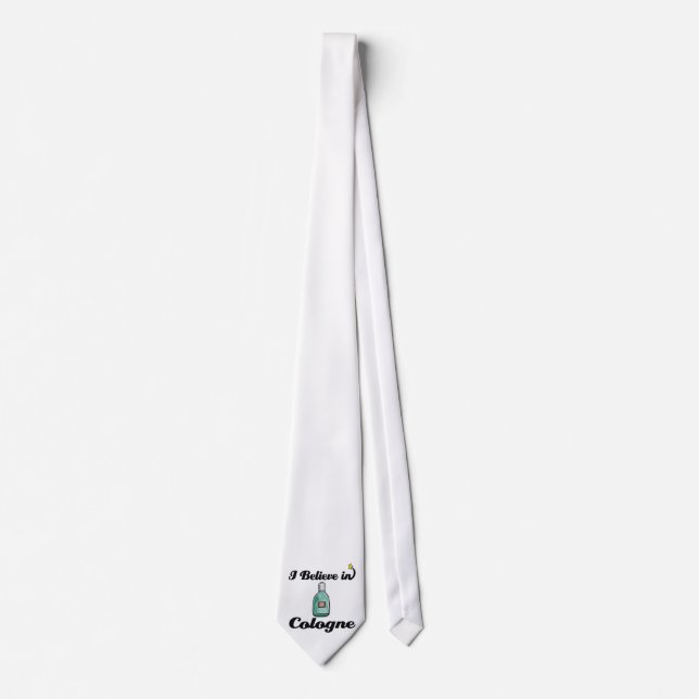 i believe in cologne tie (Front)