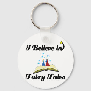 i believe in fairy tales key ring