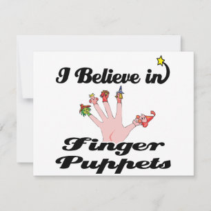 i believe in finger puppets