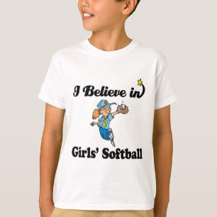 i believe in girls softball T-Shirt