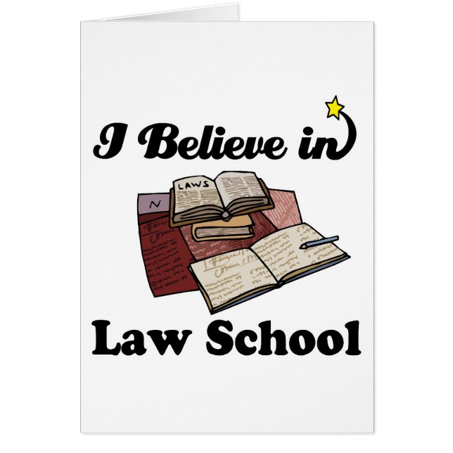 i believe in law school (Front)