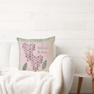 I Believe in Love Hearts Cushion