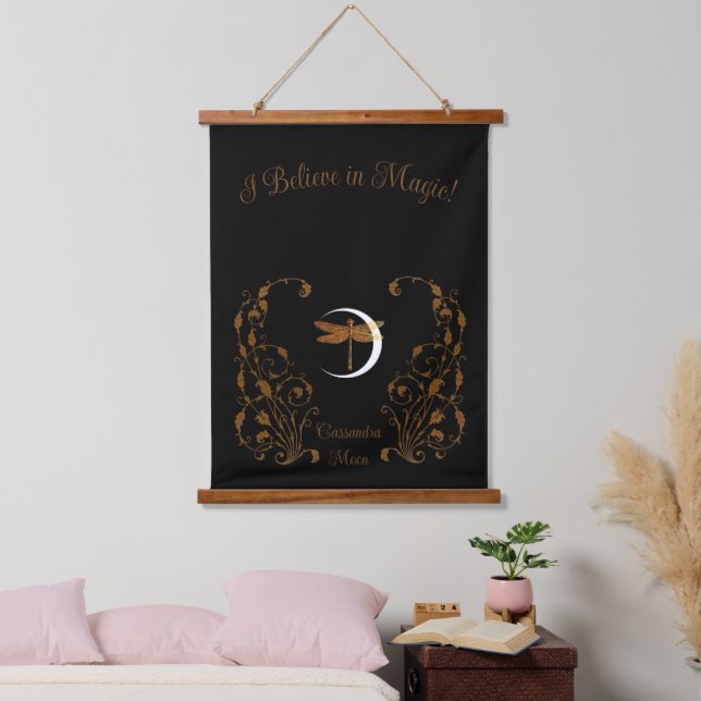 I Believe in Magic! Personalised Hanging Tapestry (Bedroom)