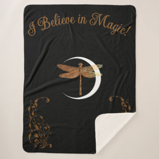 I Believe in Magic!  Sherpa Blanket