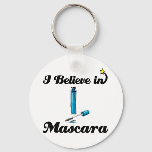 i believe in mascara key ring