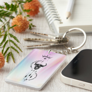 I Believe in Myself Pastel Aura Trader Symbol Key Ring
