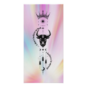 I Believe in Myself Pastel Aura Trader Symbol  Poster