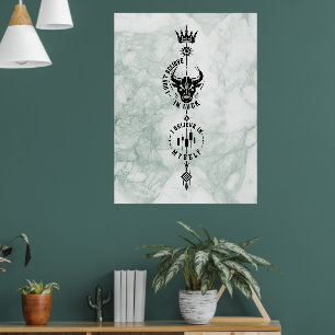 I Believe in Myself Sage Marble Trader Symbol Poster