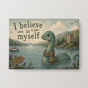I believe in myself whimsical Loch Ness Monster