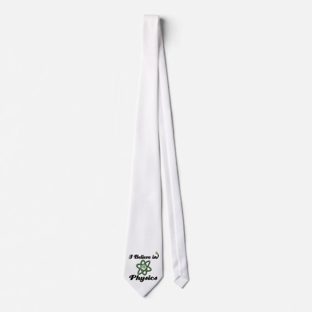 i believe in physics tie (Front)