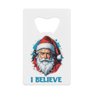 I Believe in Santa Claus Graffiti Style Design