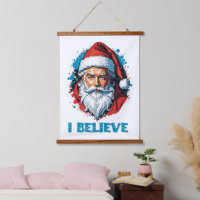 I Believe in Santa Claus Graffiti Style Design