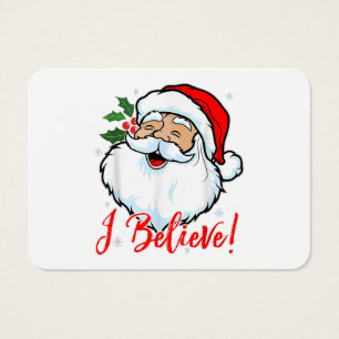 I Believe In Santa Claus T-Shirt Funny Christmas H